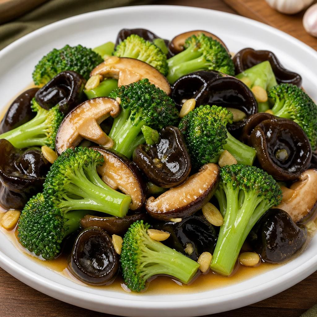 Brokoli Cah Jamur Hitam dari kategori sayur Gopek House